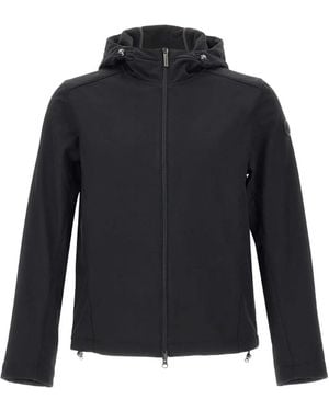 Colmar Drawstring-Hood Zip-Up Jacket - Blue