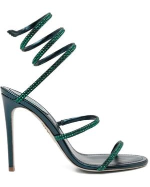 Rene Caovilla 105Mm Cleo Sandals - Green