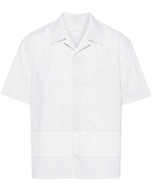 Craig Green Panelled Cotton Short-Sleeve Shirt - White