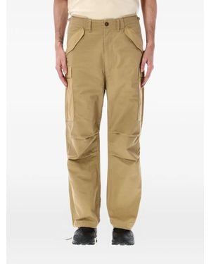 Nanamica Ripstop Cargo Trousers - Natural