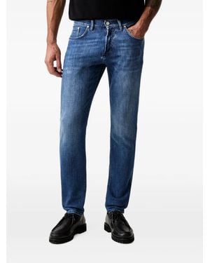 KARL LAGERFELD Faded-Effect Jeans - Blue
