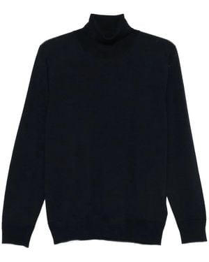 Barena Jersey de lana con cuello alto - Azul