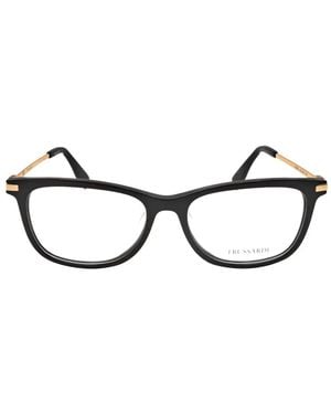 Trussardi Lunettes De Vue À Monture Rectangulaire - Black