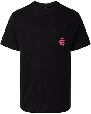 ANTI SOCIAL SOCIAL CLUB Cross My Heart Pocket T-Shirt - Black