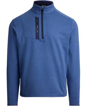 Ralph Lauren Mock-Neck Sweatshirt - Blue