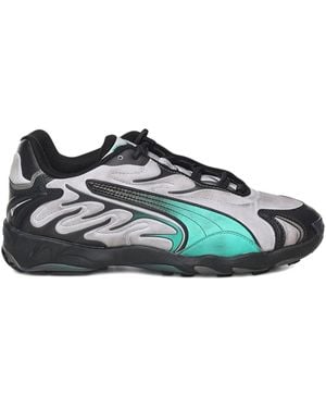 PUMA Inhale Distressed Logo Sneakers - Green