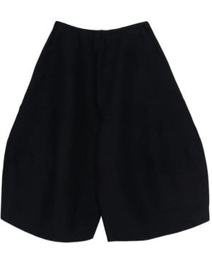 Boboutic Pantalones capri de tweed - Azul