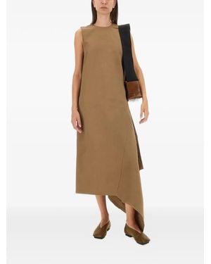 Uma Wang Aura Asymmetric Dress - Natural