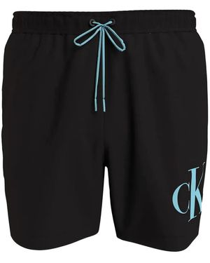 Calvin Klein Costume Da Bagno Con Logo - Nero