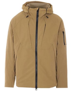 JG1 Frontal Zip Hooded Jacket - Natural