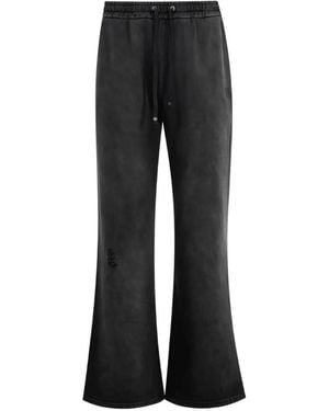 MIDNIGHT RODEO Essential Logo-Embroidered Track Trousers - Black