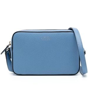Smythson Small Camera Bag - Blue