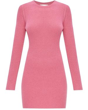 Lisa Yang Ribbed Mini Dress - Pink