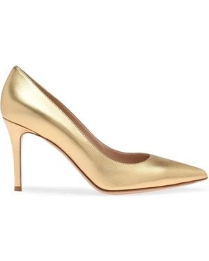 Gianvito Rossi Escarpins En Cuir 85 Mm - Neutre
