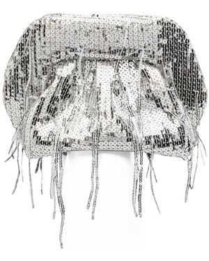 THEMOIRÈ Kleine Bios Clutch Mit Pailletten - Mettallic
