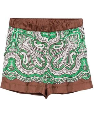 P.A.R.O.S.H. Paisley Print Shorts - Green