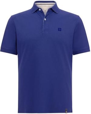 BOGGI Klassisches Poloshirt - Blau