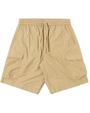 Universal Works Drawstring Cargo Shorts - Natural