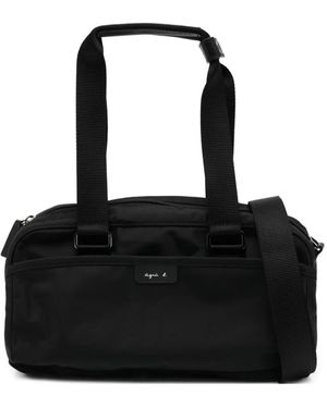 agnès b. Small Boston Tote Bag - Black