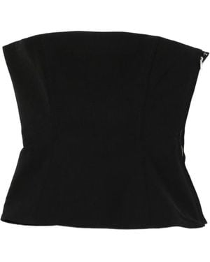 Jean Paul Gaultier Strapless Bodice Top - Black