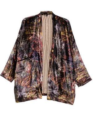 Yavi Floral Jacket - Brown
