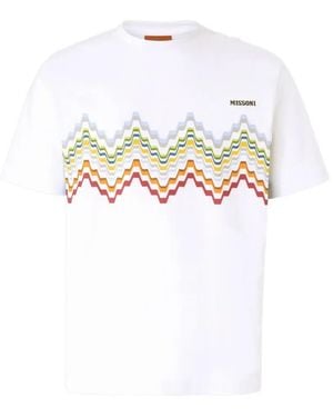 Missoni Zigzag-Print T-Shirt - White