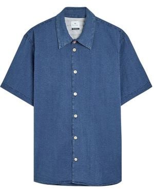 Paul Smith Camicia A Maniche Corte - Blu