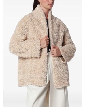 Source Unknown Manuela Faux-Shearling Jacket - Natural