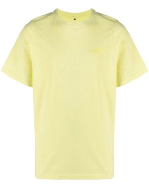 Adererror Logo-Print Short-Sleeve T-Shirt - Yellow