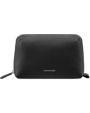 Maison De Sabre Cartera Tech De Piel - Negro