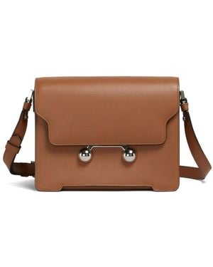 Marni Trunkaroo ショルダーバッグ M - ブラウン