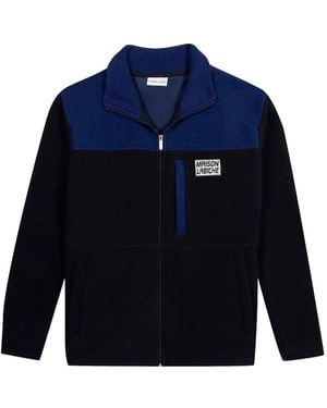 Maison Labiche Chaqueta Menans con diseño colour block - Azul