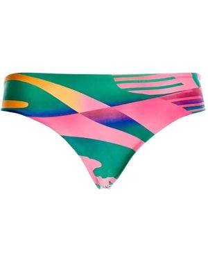 Agua Bendita Slip Bikini Adele Reversibile - Verde