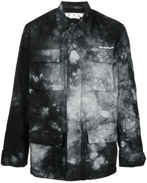 Off-White c/o Virgil Abloh ブリーチ シャツジャケット - ブラック