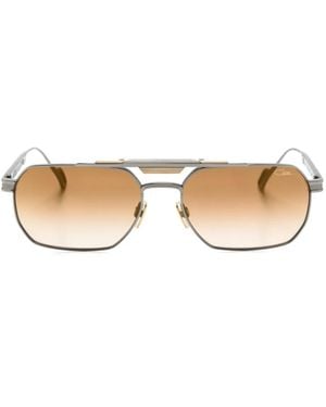 Cazal 7573 Pilot-Frame Sunglasses - Natural