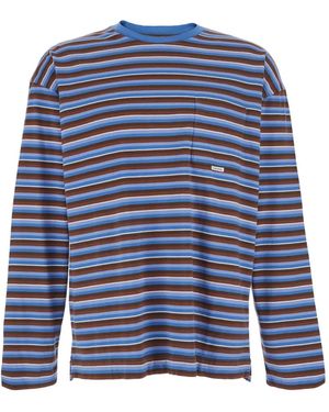 sunflower Striped Pocket T-Shirt - Blue