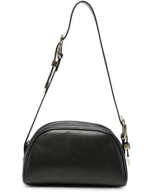 Enfants Riches Deprimes Buckle-Detail Leather Tote Bag - Black