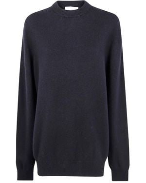 Laneus Crew-Neck Merino Jumper - Blue