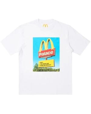 Palace X Mcdonald's Graphic-Print T-Shirt - Blue