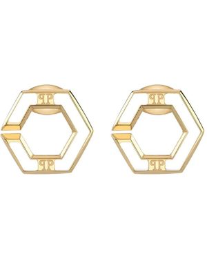 Philipp Plein Plein Legacy Crystal Earrings - Metallic