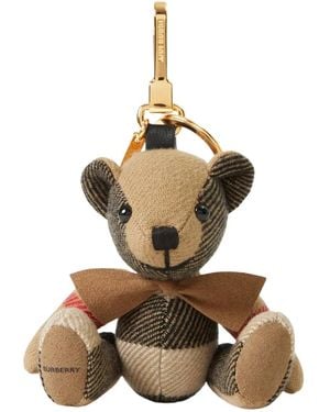 Burberry トーマスベア チャーム - メタリック