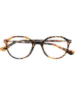 Persol Round-Frame Tortoiseshell Glasses - Brown
