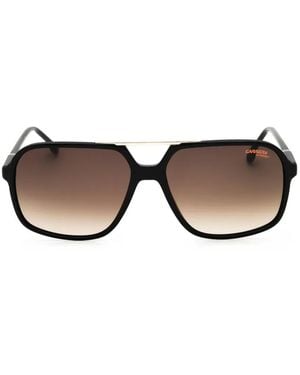 Carrera Geometric-Frame Sunglasses - Black