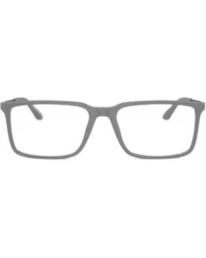 ARMANI EXCHANGE Brille Mit Eckigem Gestell - Grau