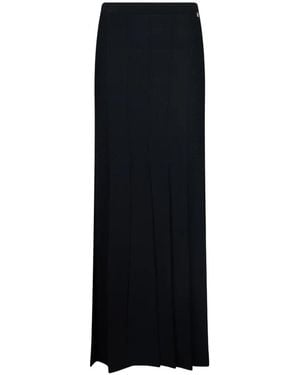 Liu Jo Fringing High-Waisted Skirt - Black