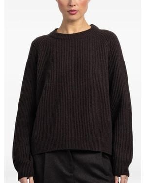 Dusan Ribbed-Knit Jumper - Black