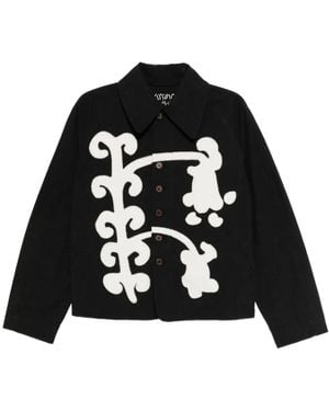 Kinyan Lam Embroidered Jacket - Black
