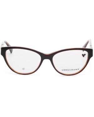 Longchamp Gafas Con Montura Cat Eye - Marrón