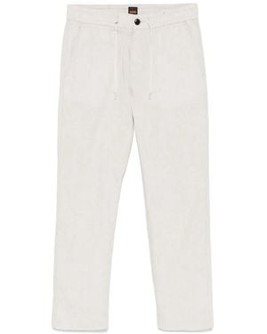 BOSS Sanderson Trousers - White