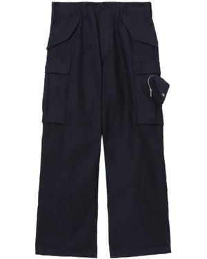 Toga Straight-Leg Cargo Trousers - Blue